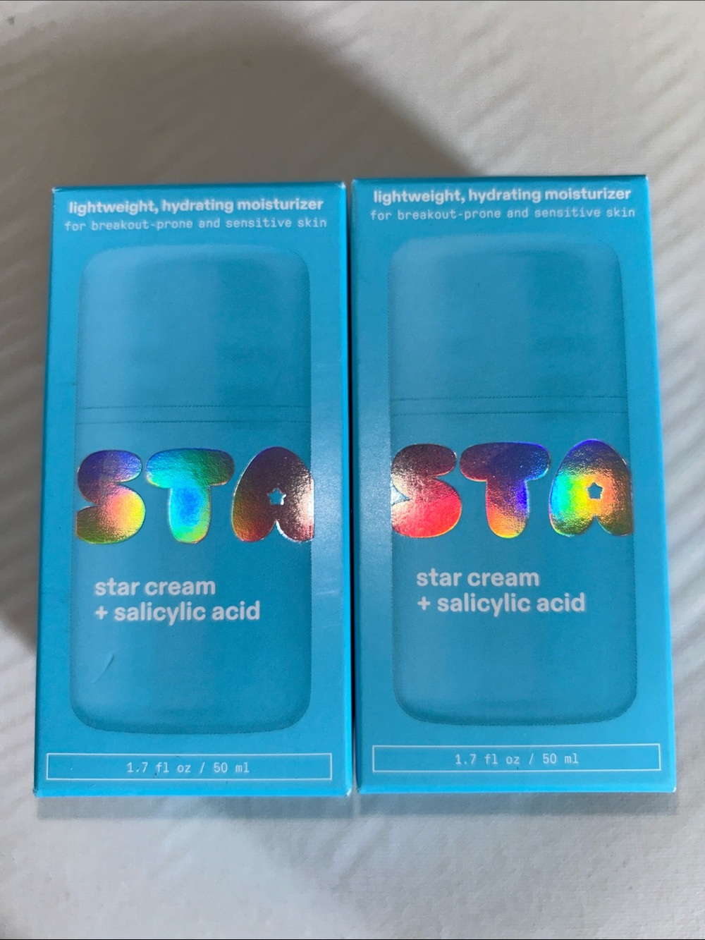2x Starface Cream + Salicylic Acid Lightweight Moisturizer - Blue